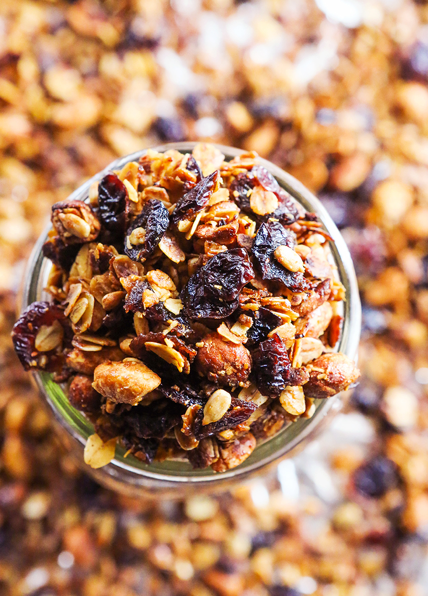 Healthy Nutty Granola Recipe - A perfect breakfast option!- Pip and Ebby