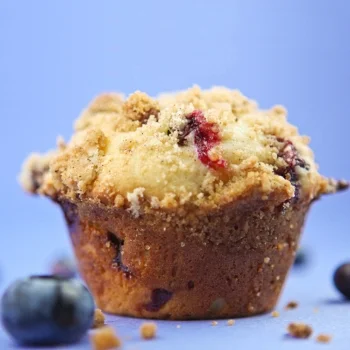 Blueberry Sour Cream Muffins