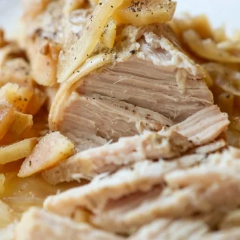 Crockpot Pork Loin with Apples