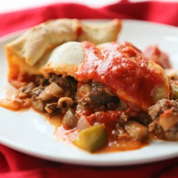 Meaty Skillet Calzone
