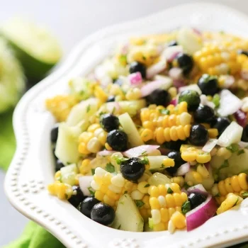 Corn and Blueberry Salad