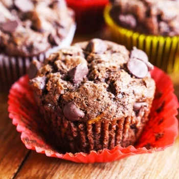 Chocolate Zucchini Muffins