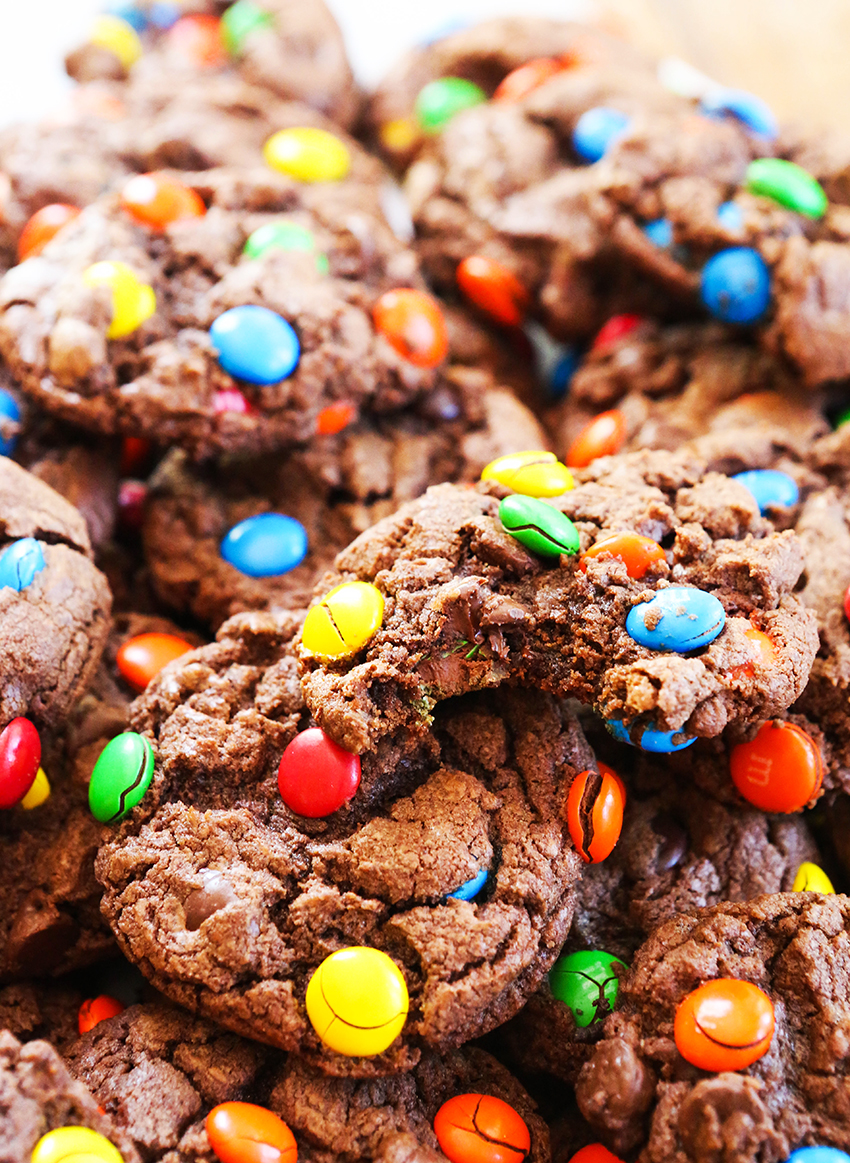 M&M Cookies: The Perfect Chocolatey Treat — Little Miss Blondie's Bakery