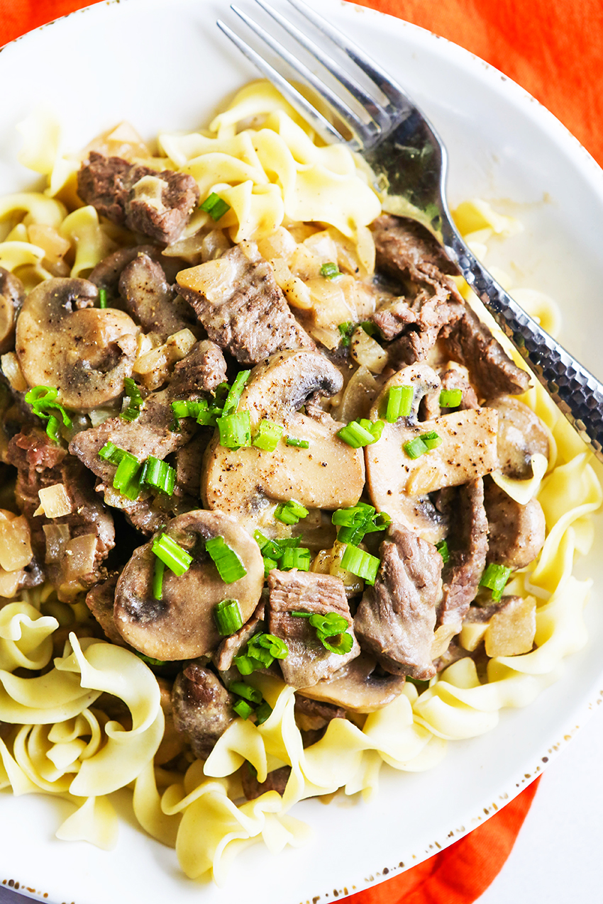 Beef Stroganoff