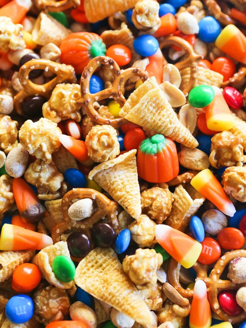 Sweet and Salty Halloween Snack Mix Recipe