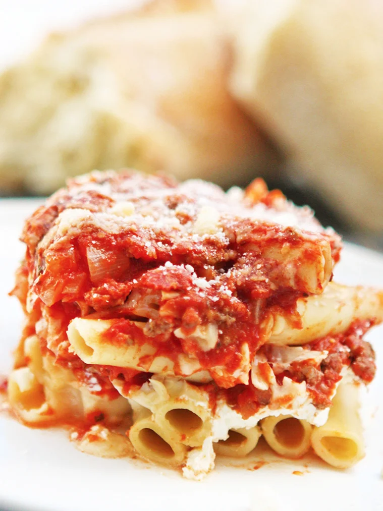 Baked Ziti with Sour Cream Recipe Pip and Ebby