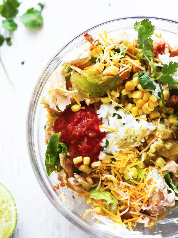 MakeYourOwn Chicken Burrito Bowls Recipe