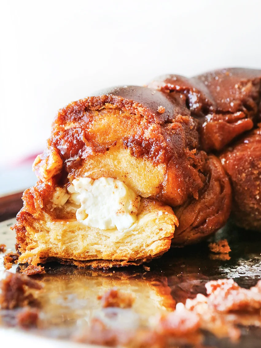 Monkey Bread with Cream Cheese