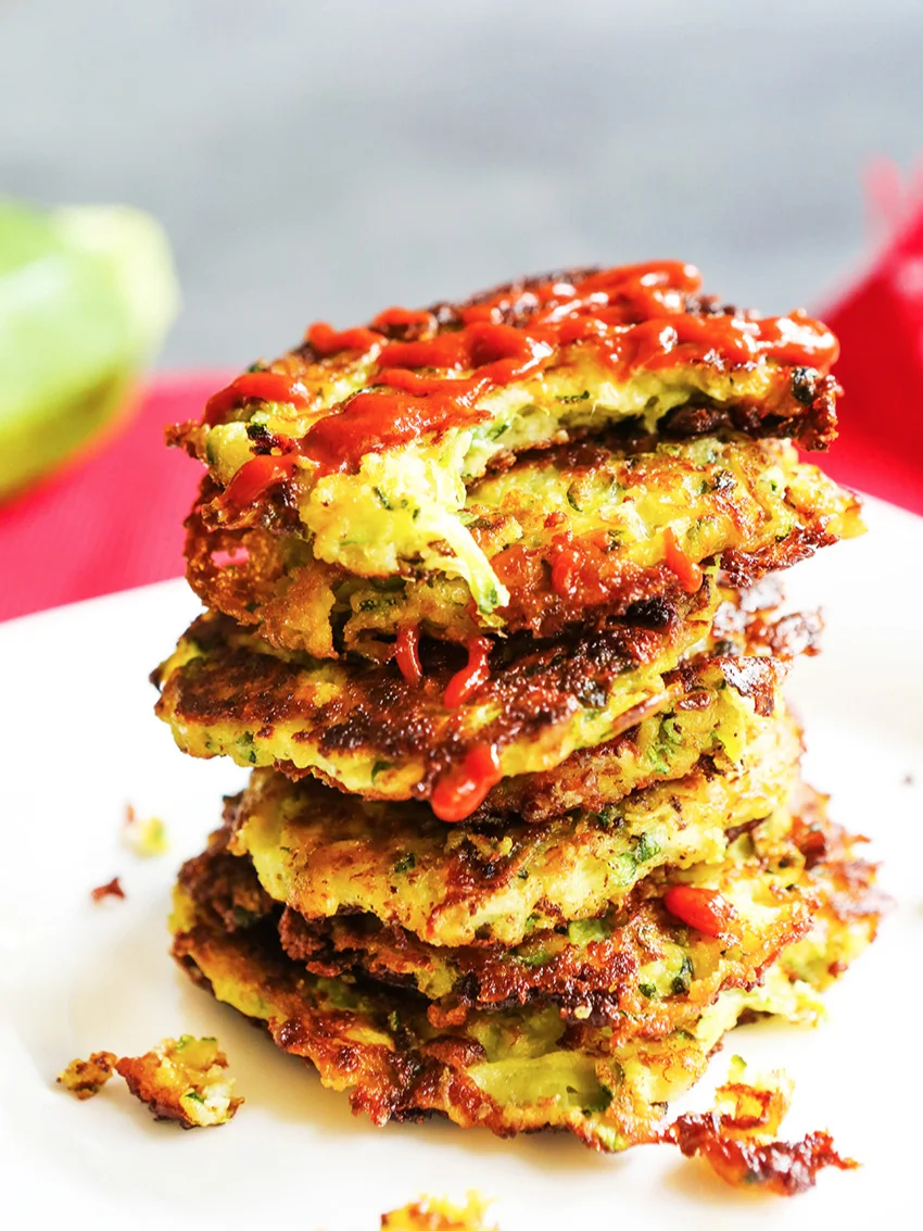 Healthy And Spicy Zucchini Fritters Make Delicious Sides Pipandebby Com