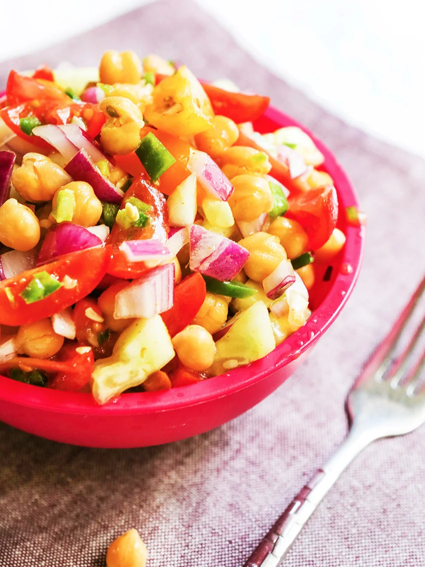 Easy Spicy Chickpea Salad Recipe