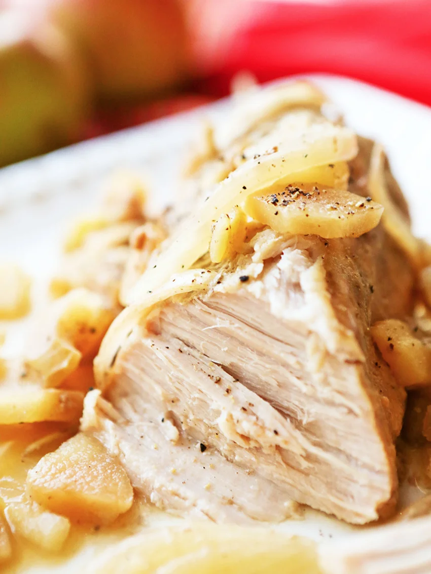 Crock Pot Pork Tenderloin with Apples Recipe
