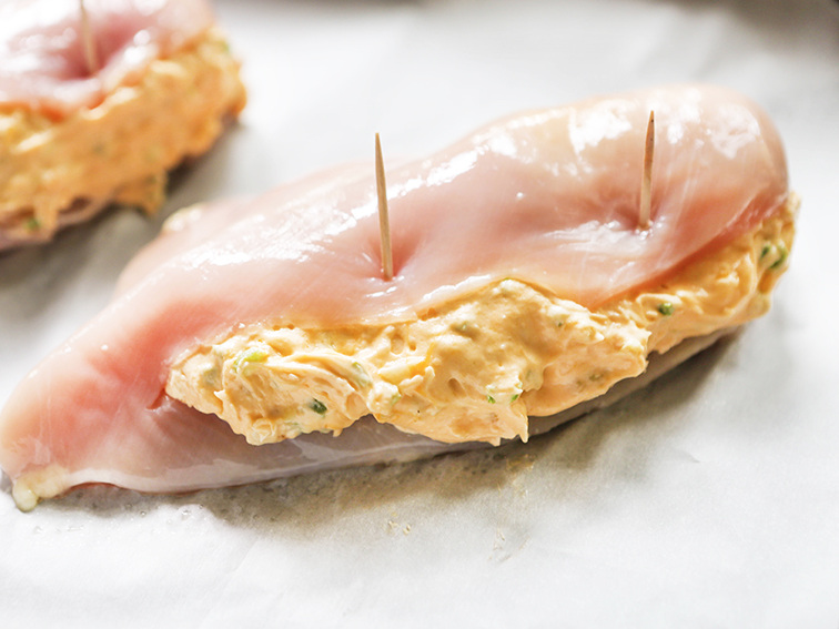 Jalapeno Stuffed Chicken Breasts with Cream Cheese