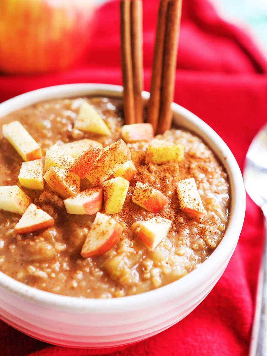Instant Pot Apple Cinnamon Oatmeal Recipe
