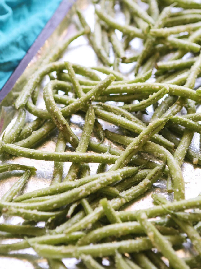 Roasted Green Beans with Parmesan Recipe