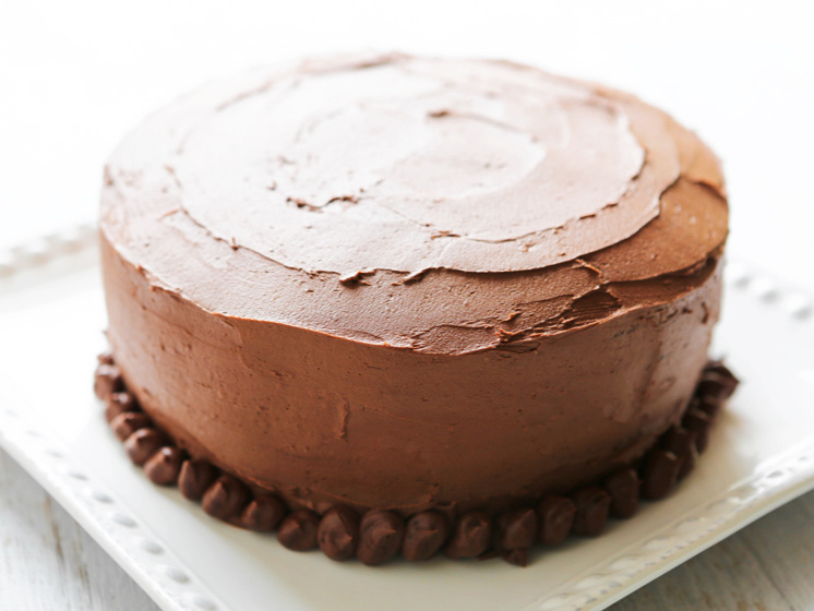  Chocolate cake ready to be served 