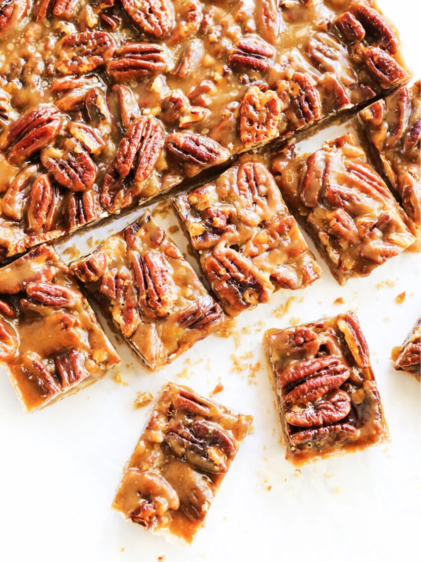 Caramel Pecan Bars Are Easier Than Pie! Pip and Ebby