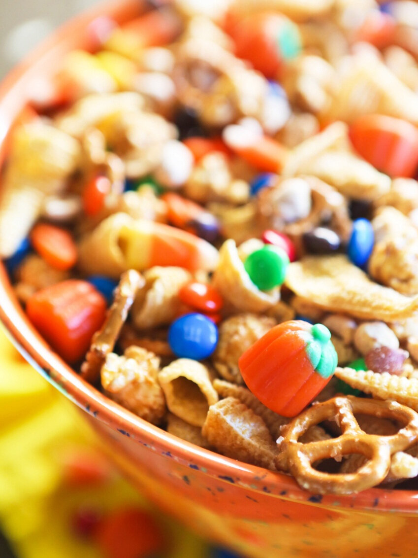 Sweet and Salty Halloween Snack Mix Recipe
