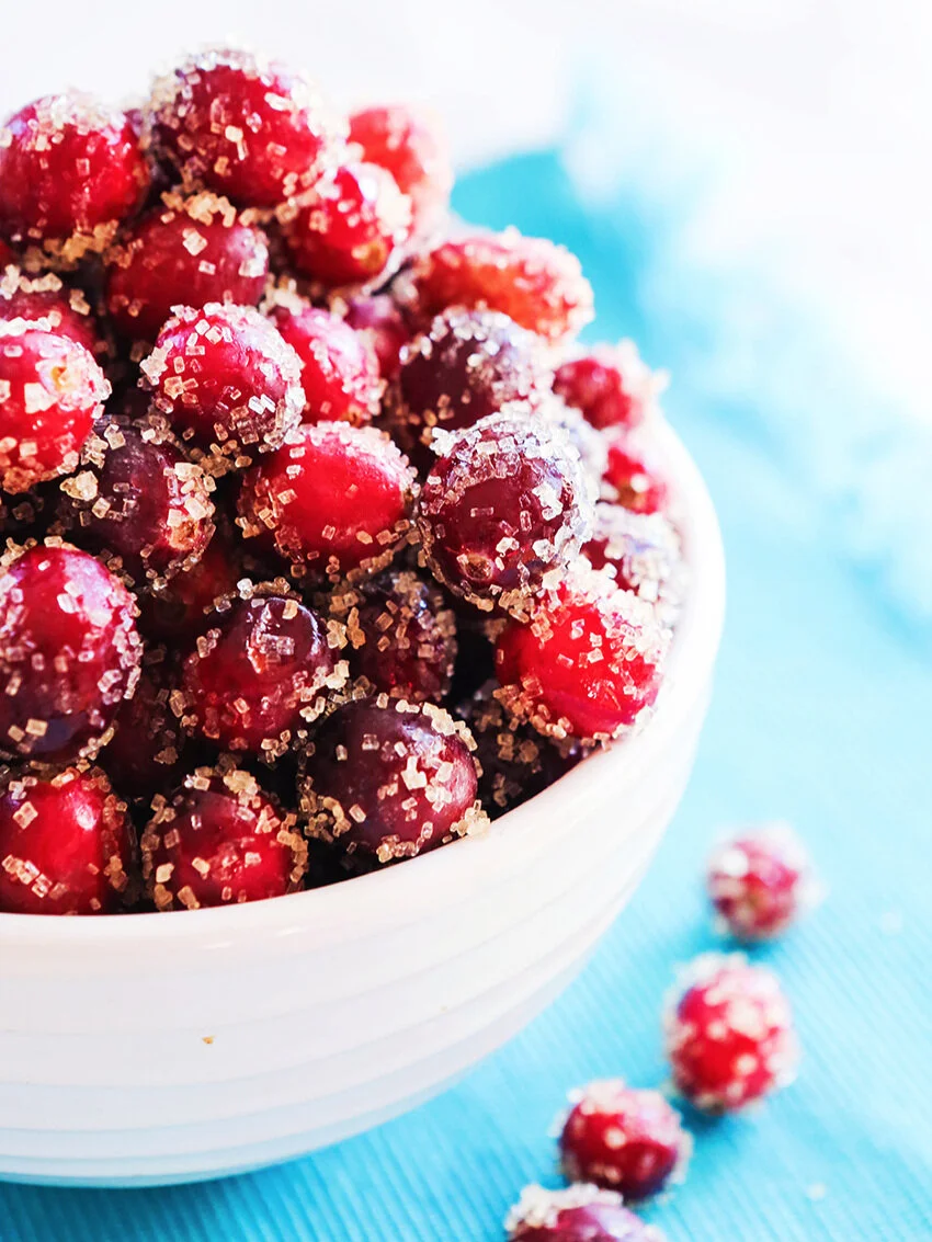 Easy Sugared Cranberries Snack Recipe Pipandebby Com