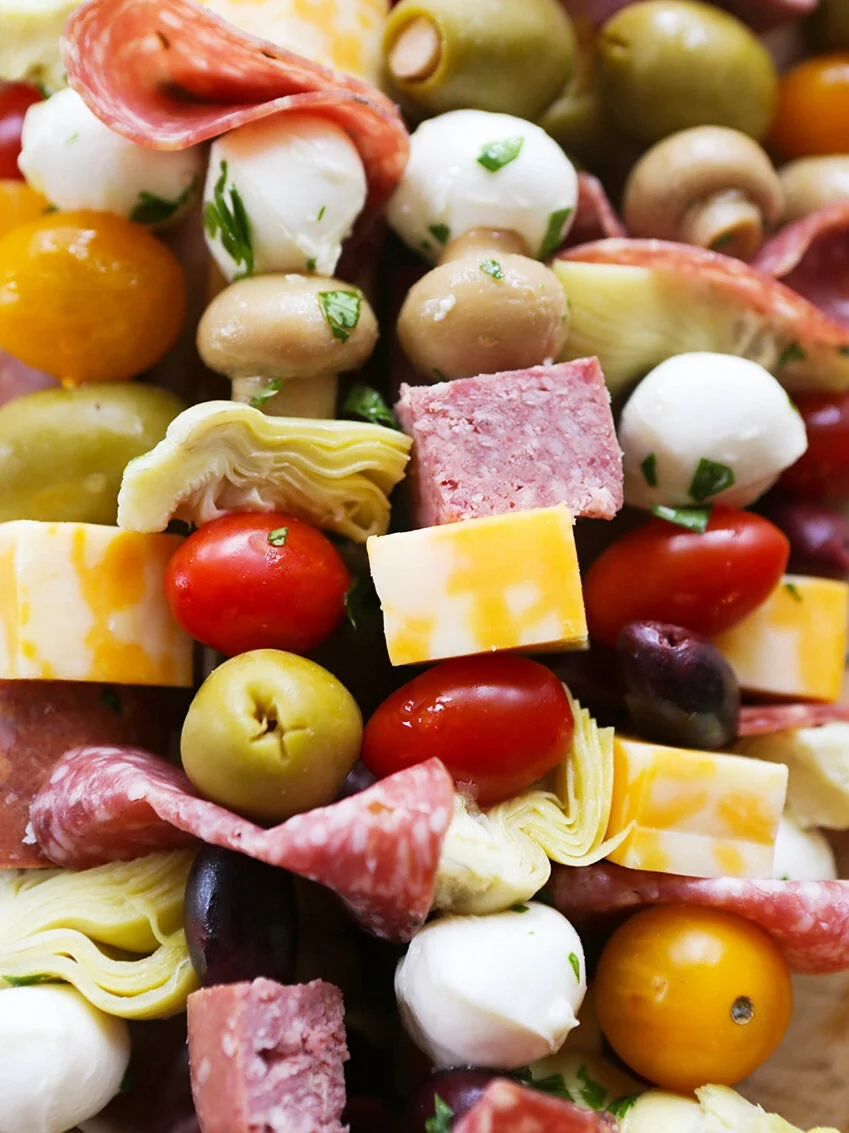 Antipasto Skewers easy appetizer recipe (VIDEO)