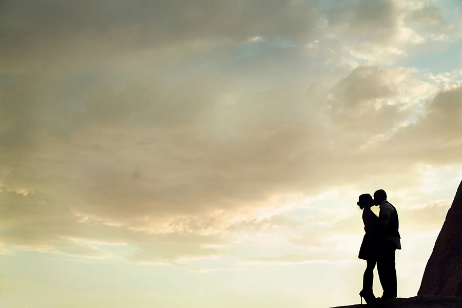 MEGAN & HENRY. JOSHUA TREE.