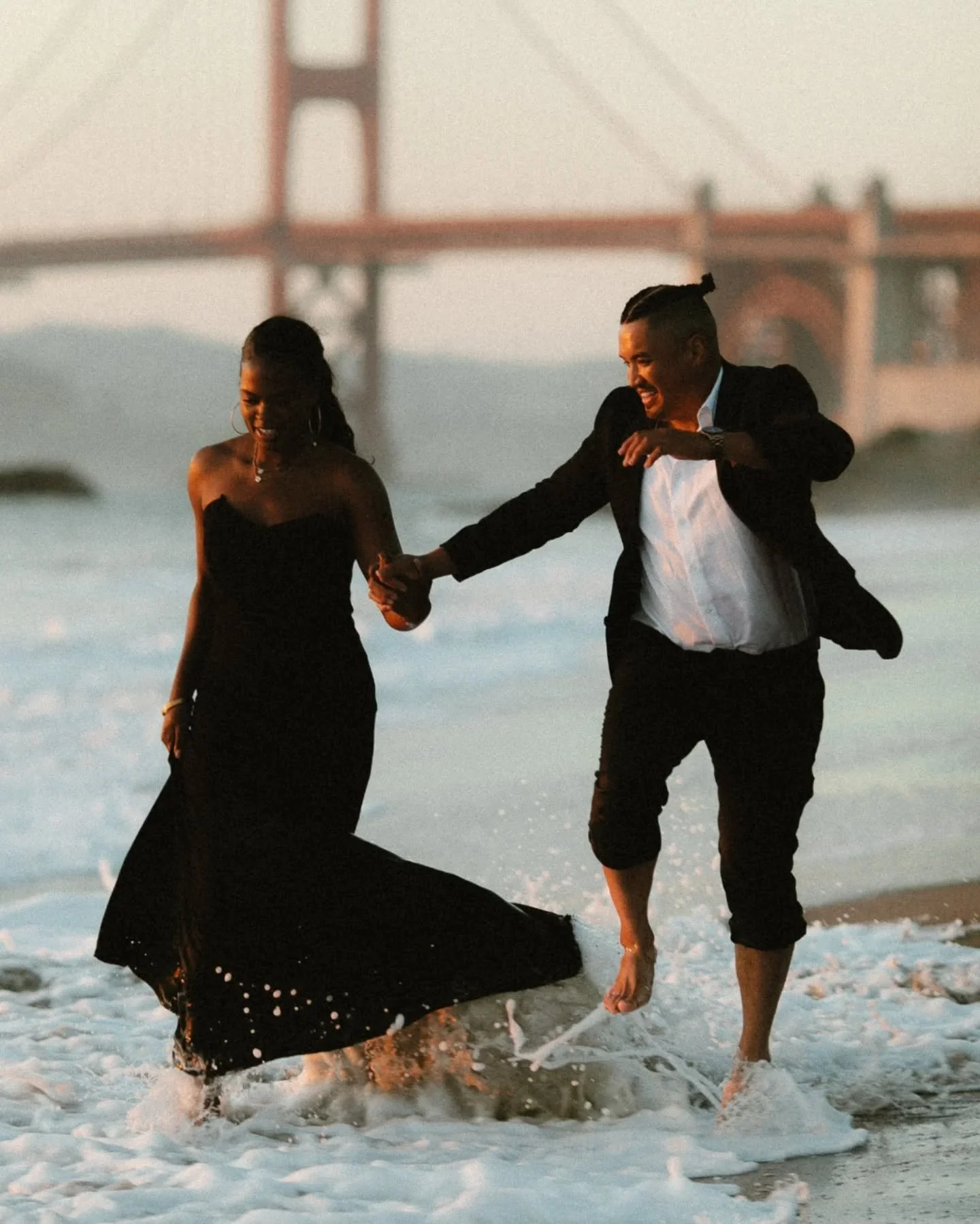 San Francisco session with @moolala_ and @detincorporated . Sometimes a couple brings so much positive energy into the shoot that it doesn't matter if you have 2 hrs or 45 minutes with them.  Regardless of time constraints, your photos are going to l