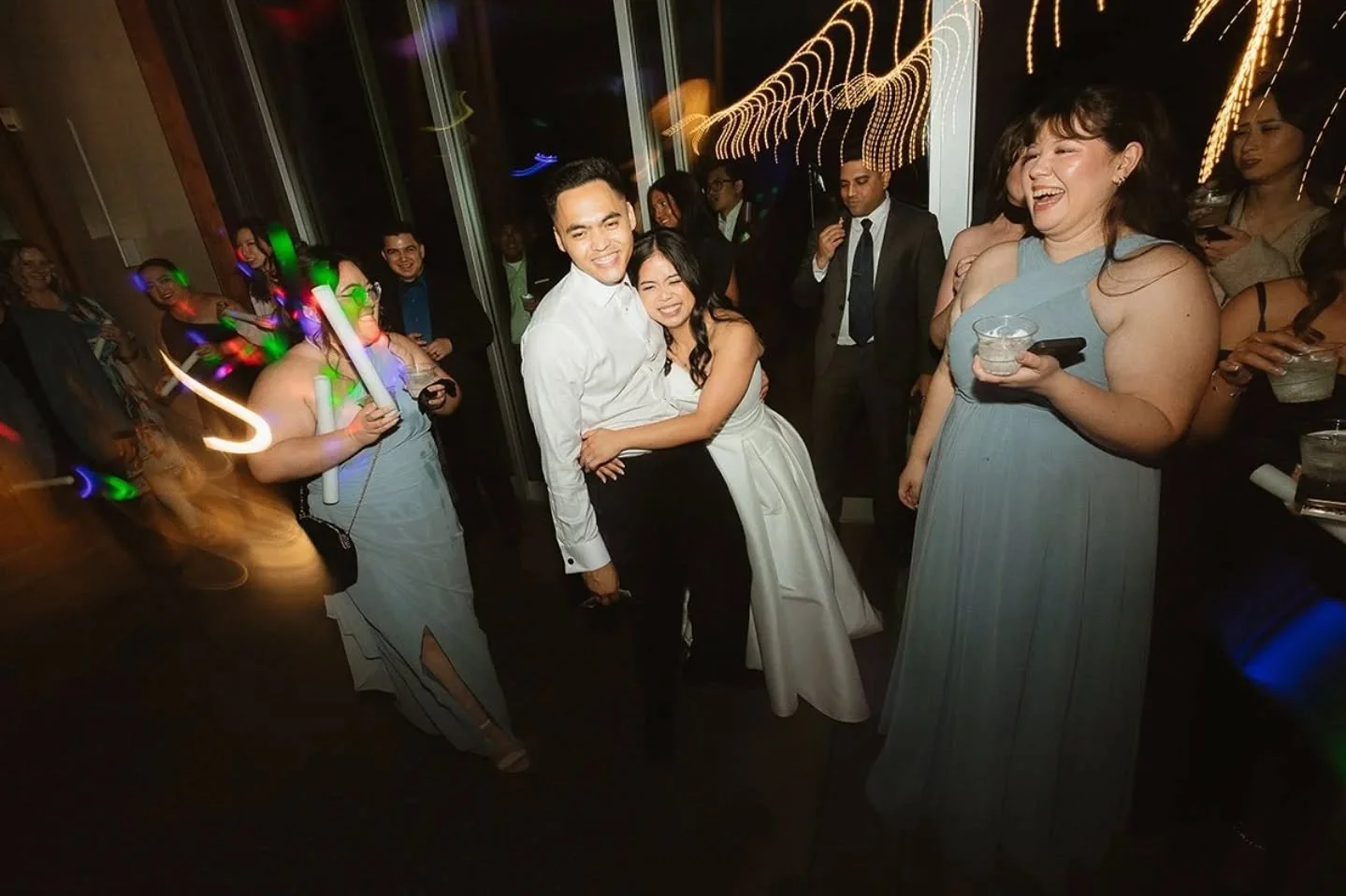 Some behind the scenes captures from Jerrick and Mira's reception party. Drinks were flowing, as well as tears during the speeches. But once the room darkened and the music started, heels came off, ties loosened and the room turned into a kind of cha