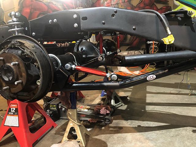@qa1motorsports rear coil over kit almost complete on the 65 c10 build. #c10 #c10nation #chevytrucks #65c10