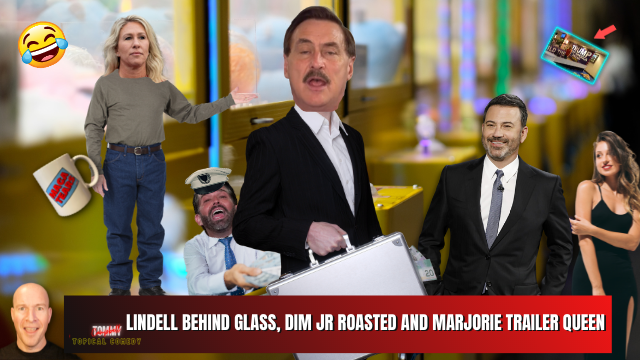 Jimmy Kimmel Claws Mike Lindell, Marjorie Taylor Greene’s Joke Testimony and Don Jr's Tiny Crowds