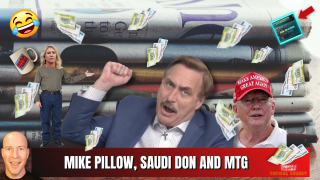 Mike Lindell Does His Own Re Shirts and Trump’s Golf Fail