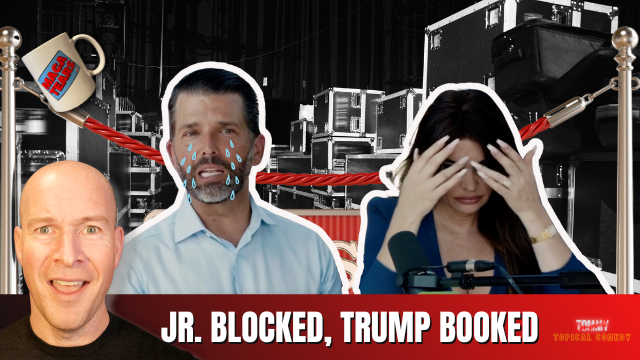 Don Jr&nbsp; Mocked For Debate Spin Room Ban Meltdown