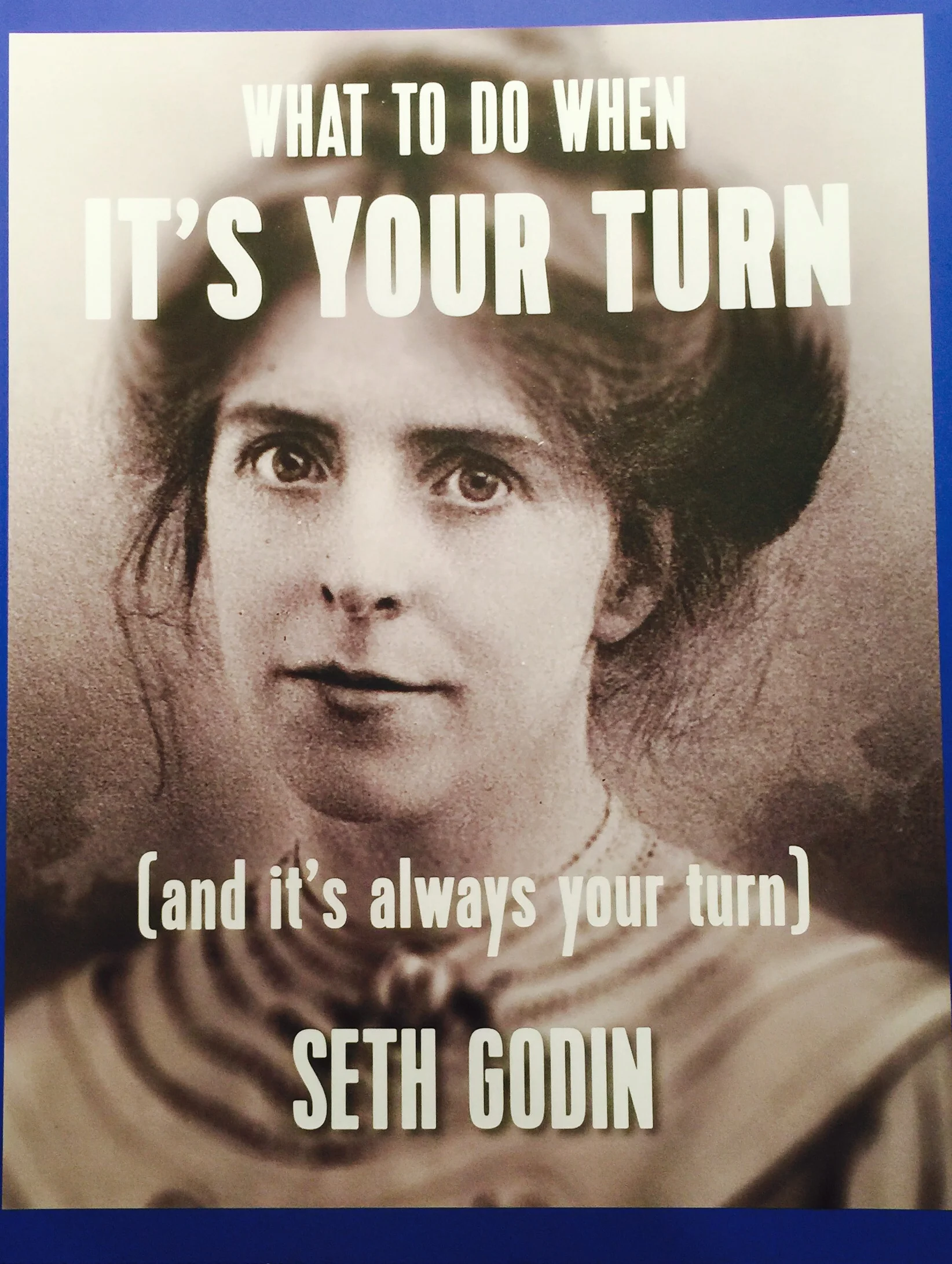 Today's Seth Godin post... Love this...
