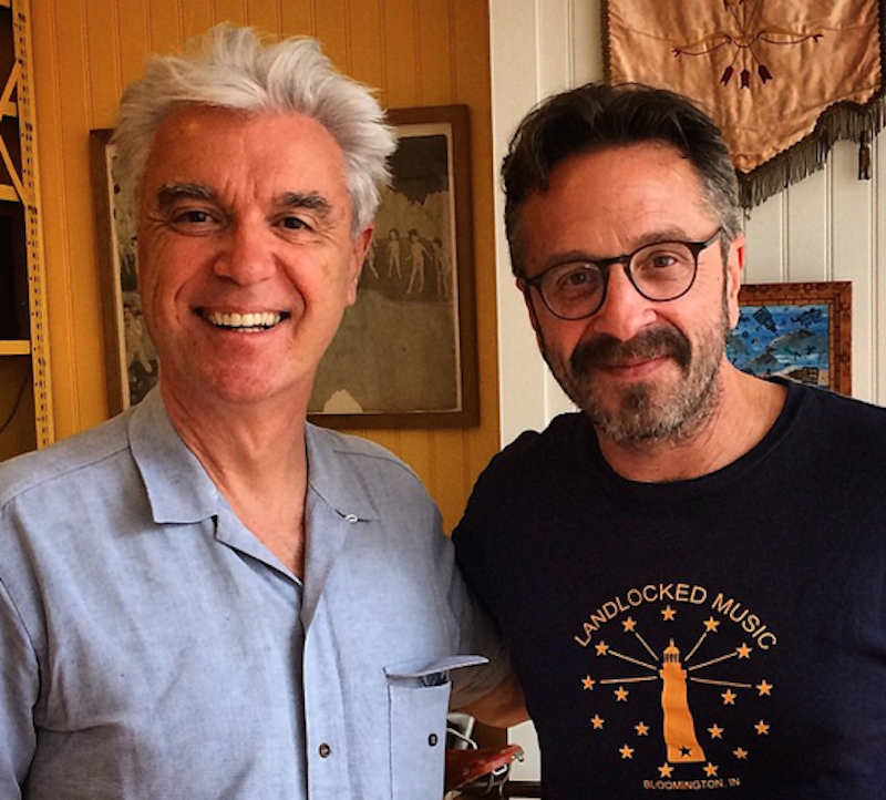 David Byrne appears on Marc Maron's WTF Podcast -- listen