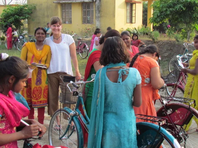 88 Bikes Volunteer India Endowing bicycles to girls in Purnea, Bihar & Kolkata West Bengal 