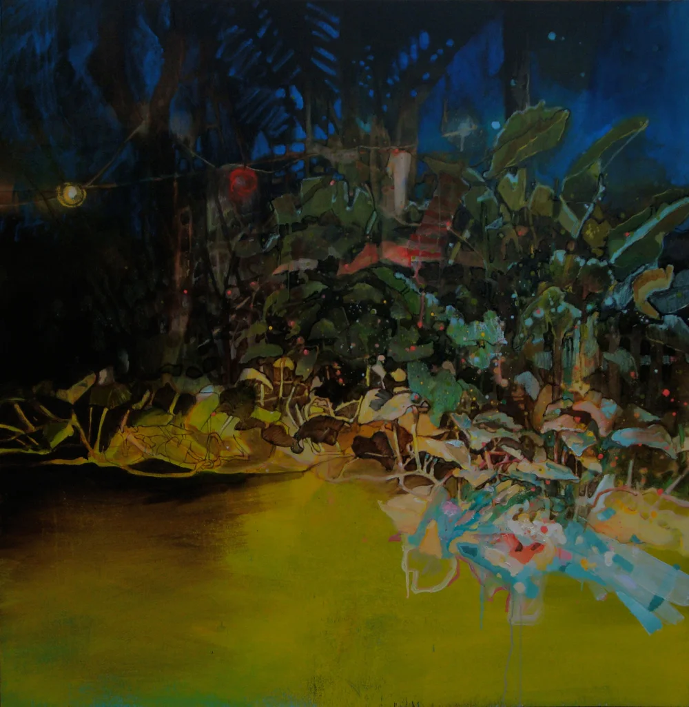 Grown strange. 2012 Oil on board. 122x120cm
