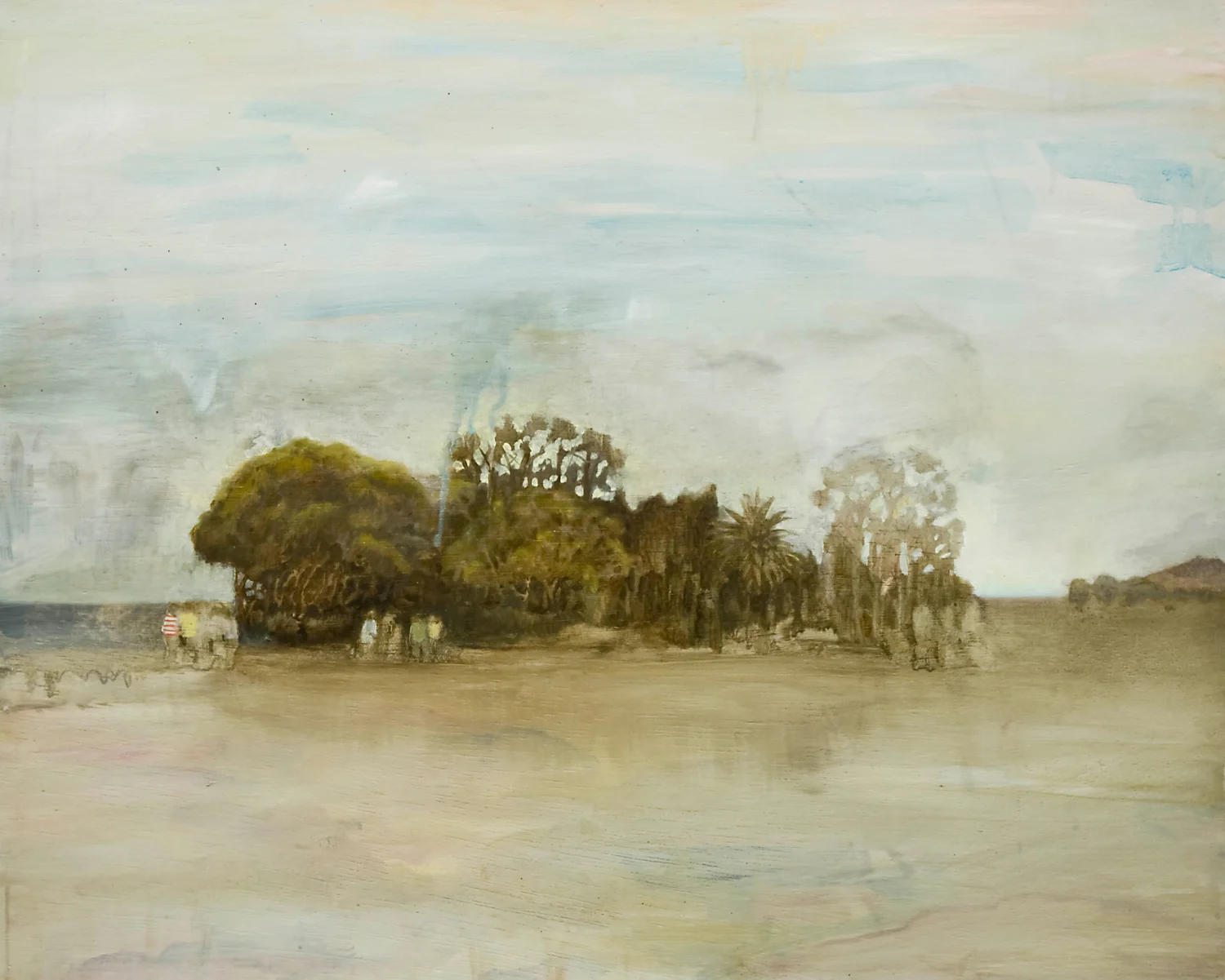 Dwarf Aboretum. 2009 Oil on board. 48x60cm