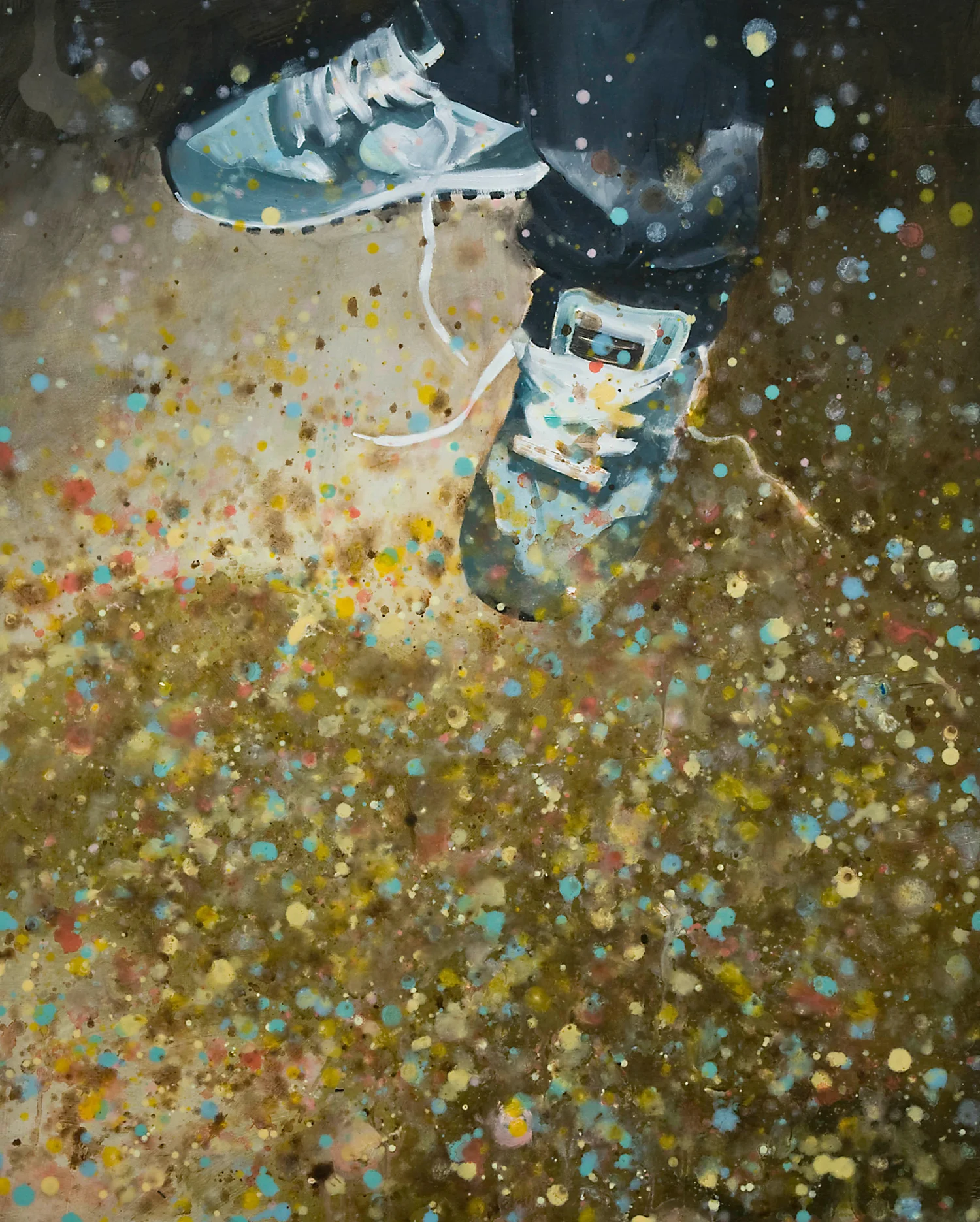 KT's. 2009 Oil on board. 65x52cm