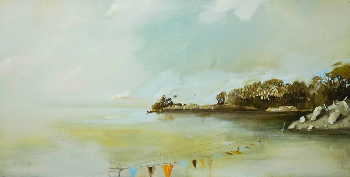 Welcome home. 2009 Oil on board. 60x120cm