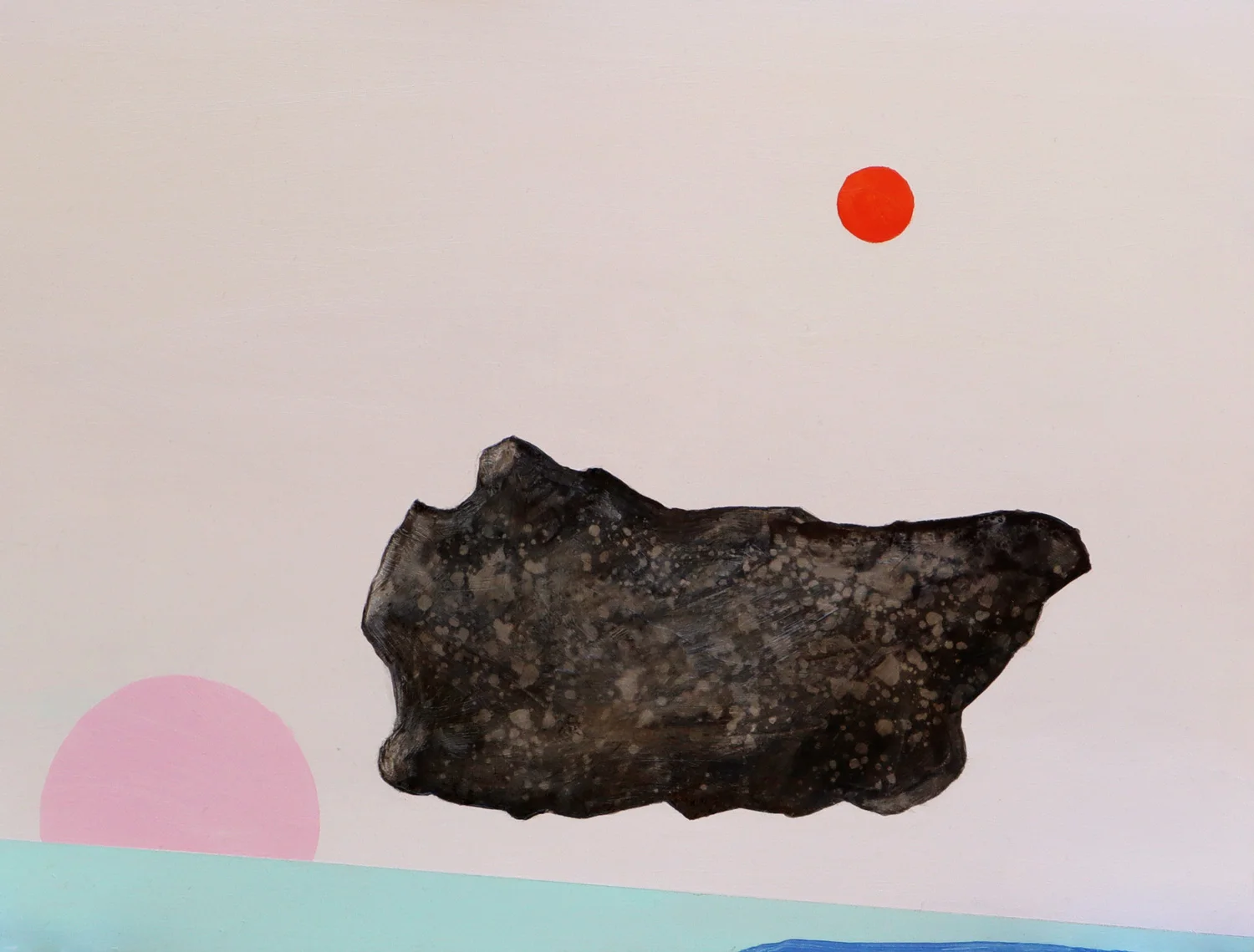 Drifter. 2019 acrylic on board. 30 x 40cm