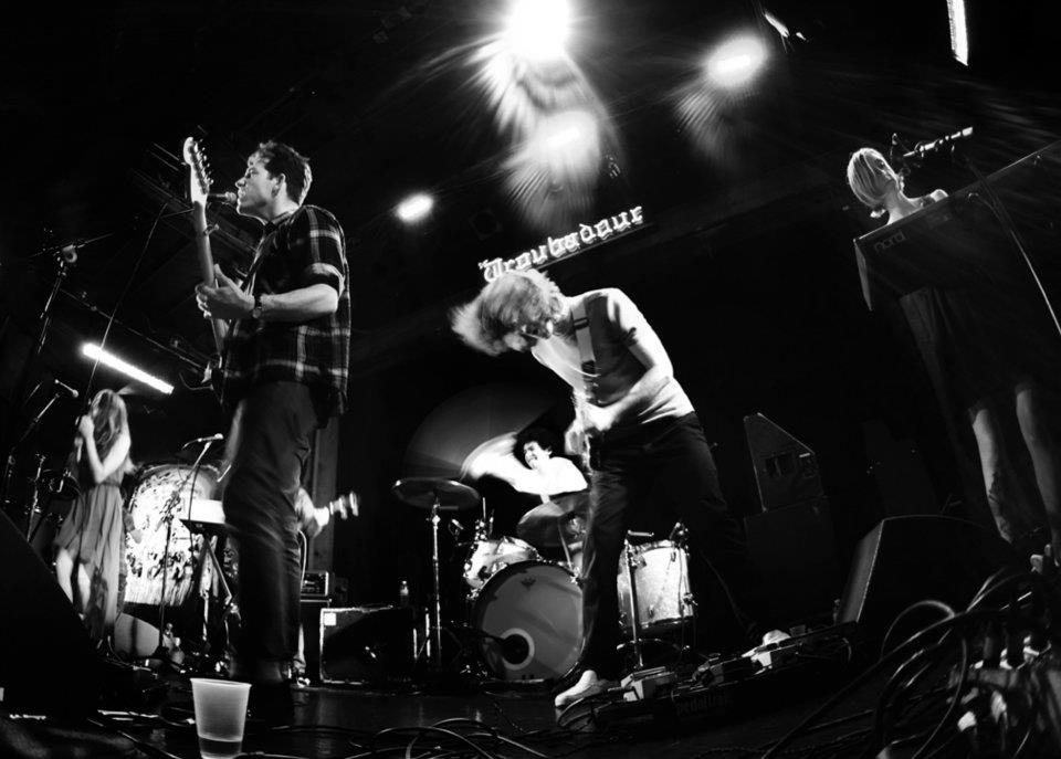 Races performing at the El Rey Theatre