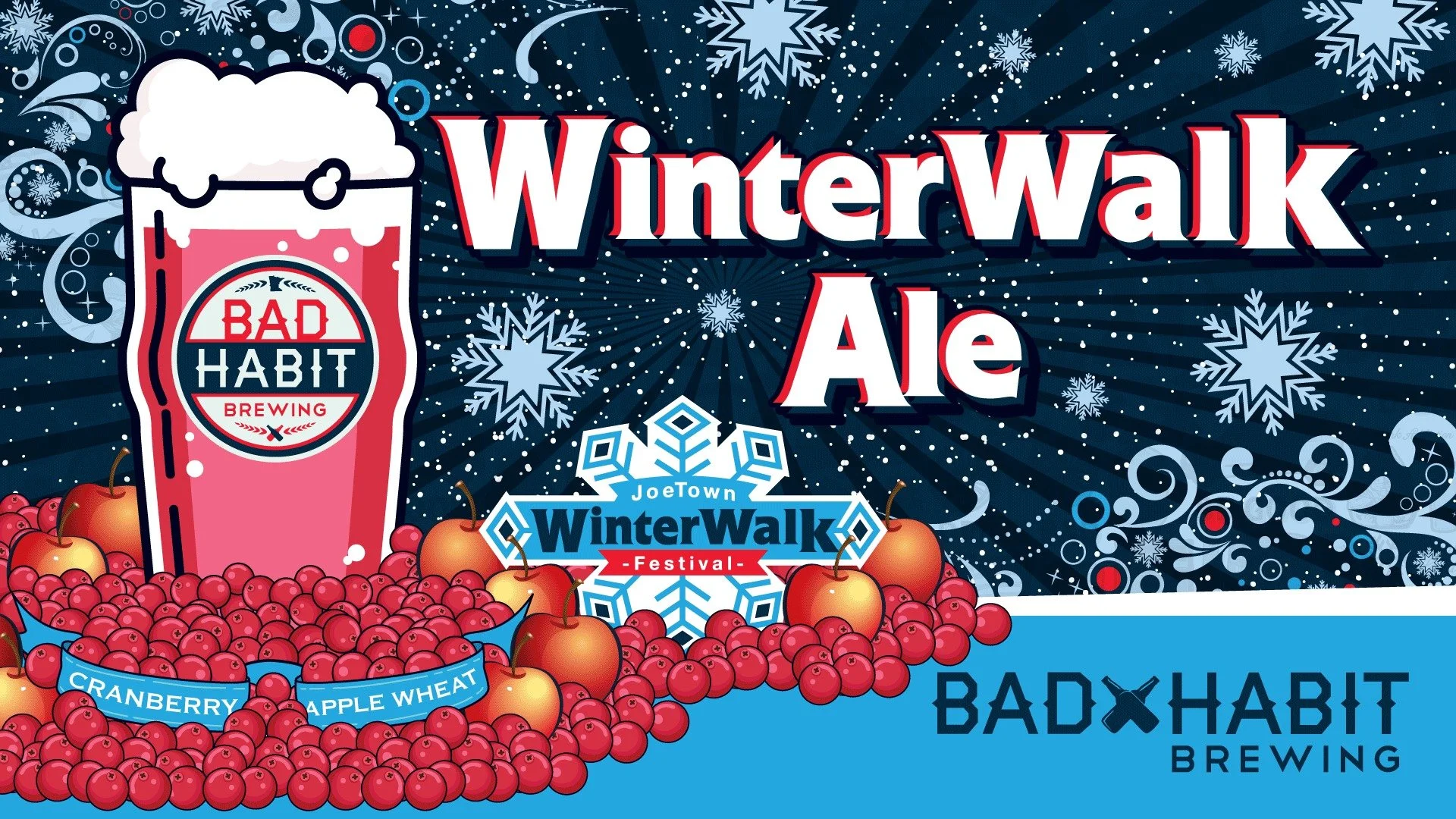 ❄️✨ Winterwalk is almost here! ✨❄️

St. Joseph&rsquo;s official kickoff to the holiday season returns December 5th, and downtown comes alive starting at 4pm!

At Bad Habit, we&rsquo;re joining the fun with:
🍺 Winterwalk Cranberry Apple Ale tapping a