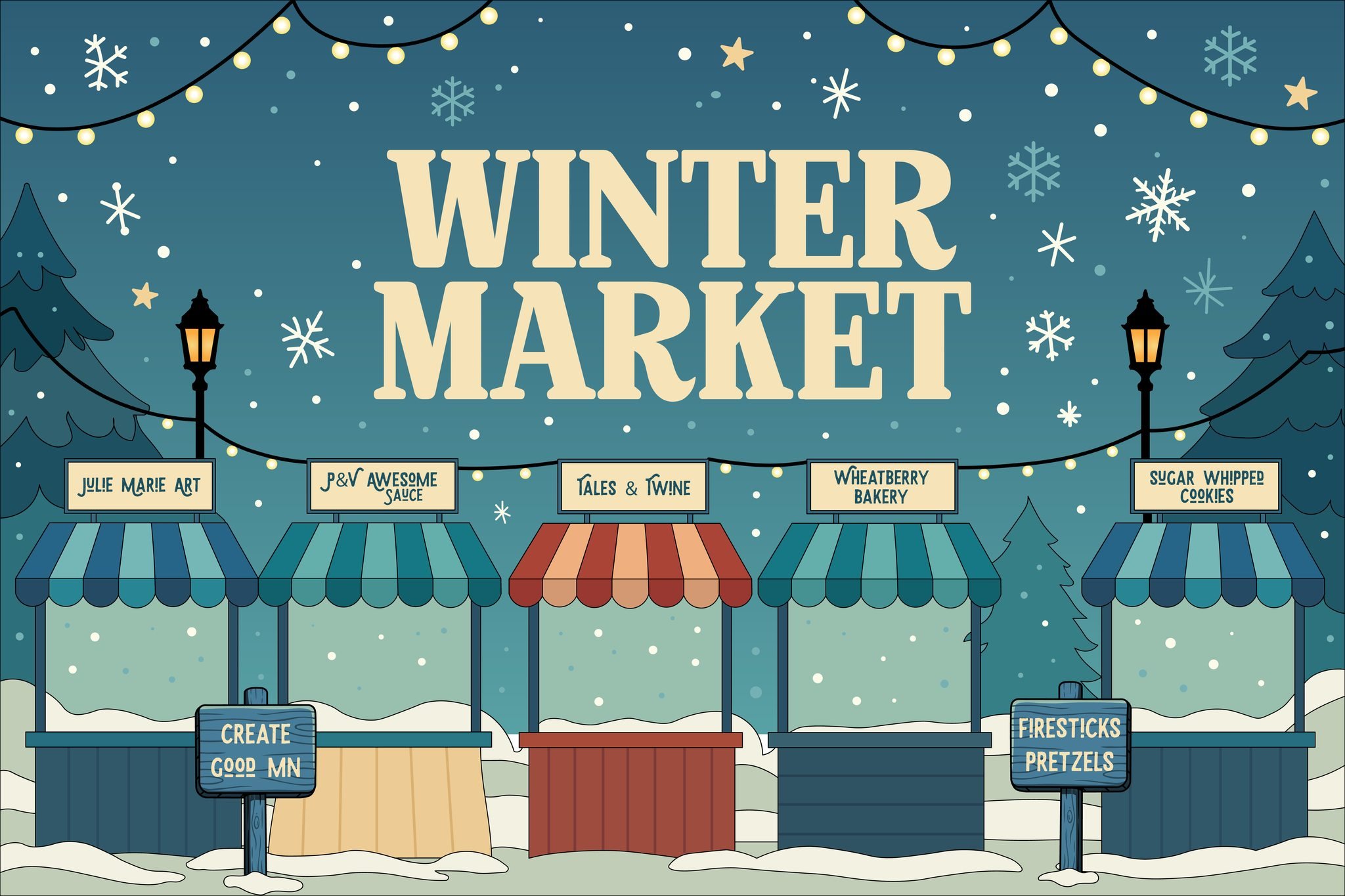 Our Holiday Winter Market is just over two weeks away! ❄️🎁
Join us on Sunday, December 21st from 1pm&ndash;5pm for some fantastic last-minute Christmas shopping.

We&rsquo;ve got 7 wonderful vendors joining us inside the warm, cozy taproom:

🍞 Whea