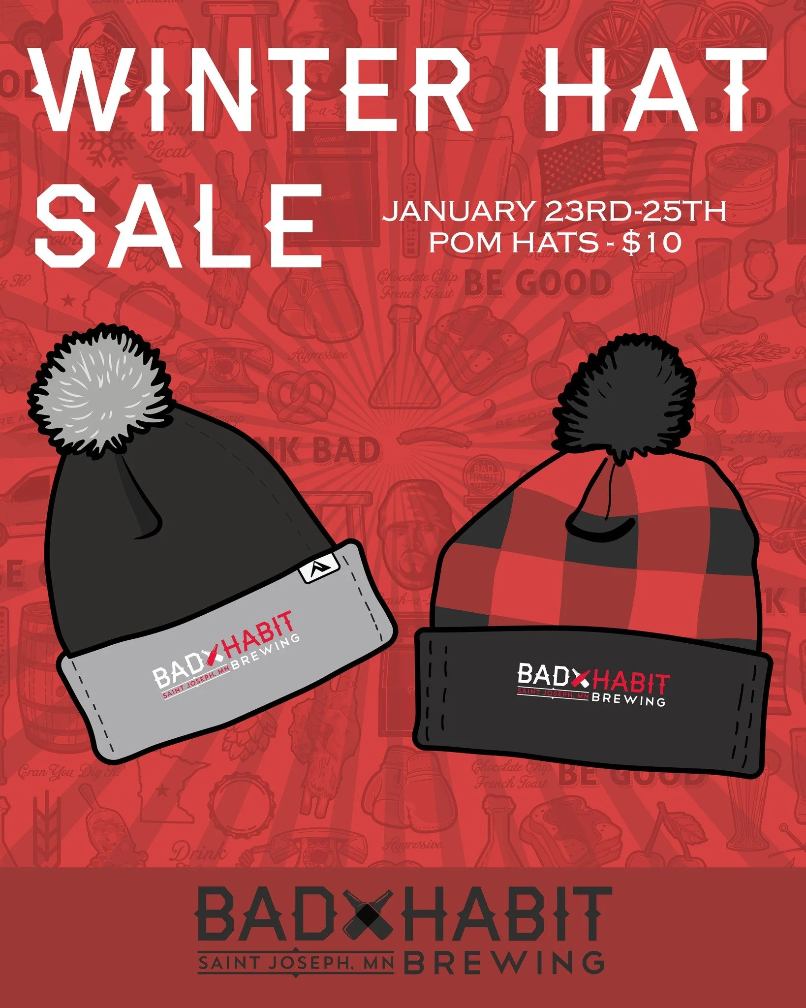 t&rsquo;s going to be colder than a conversation with your ex&rsquo;s lawyer today. 🥶❄️

Since the universe clearly has a personal vendetta against your comfort, we&rsquo;ve decided to step in RIGHT NOW. At Bad Habit, we actually care about your nog