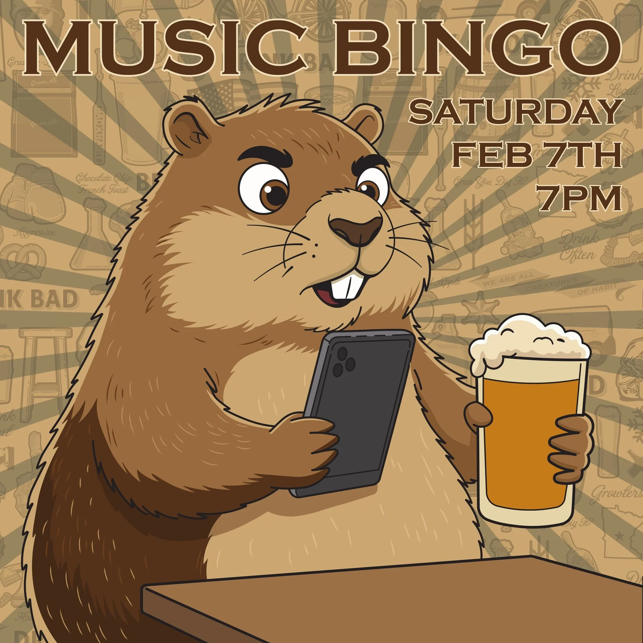 🐹 Don&rsquo;t let Groundhog Day become a "Bad Habit"... actually, wait, please do.
Shadow or no shadow, we&rsquo;ve got the cure for the winter blues this Saturday! 🎶

Whether that furry meteorologist sees his shadow or not, we&rsquo;re r