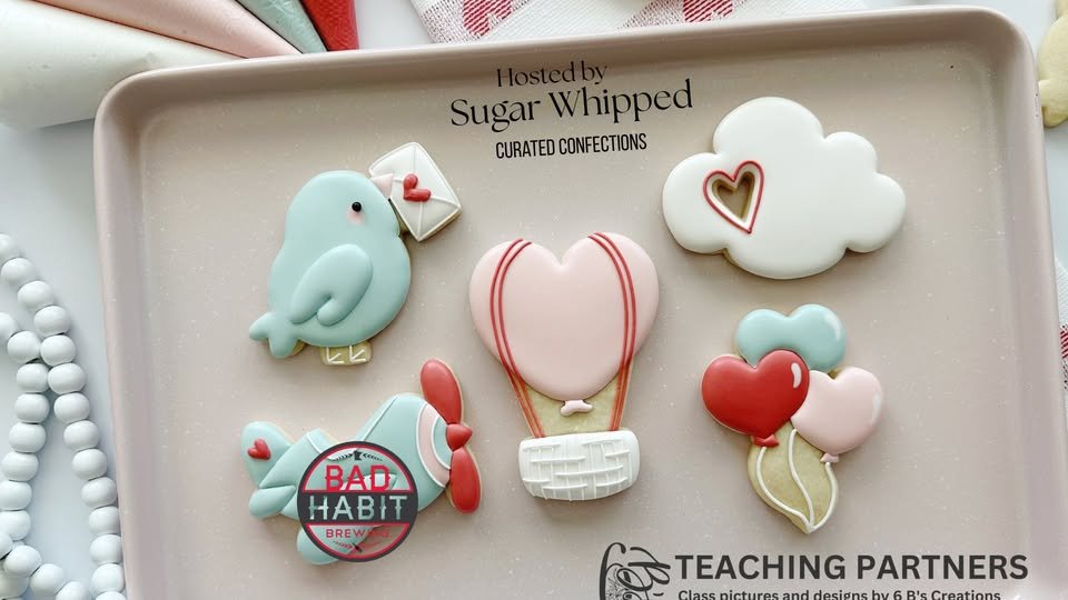 Join us for Love is in the Air Cookie Decorating on Feb. 11th at 6 p.m. in the Brewer's Lounge,  hosted by @sugar_whippedcookies! 

#badhabitbrewing #visitjoetown