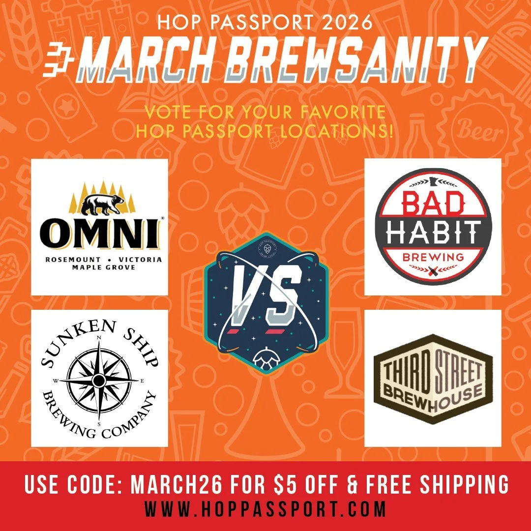 We need your HELP! 🍻 Hop Passport is doing a contest called March Brewsanity where a National Championship trophy and $1,000 to our favorite charity are on the line. Voting is OPEN now thru March 14th at noon. 

Click on this link to vote for us! ht