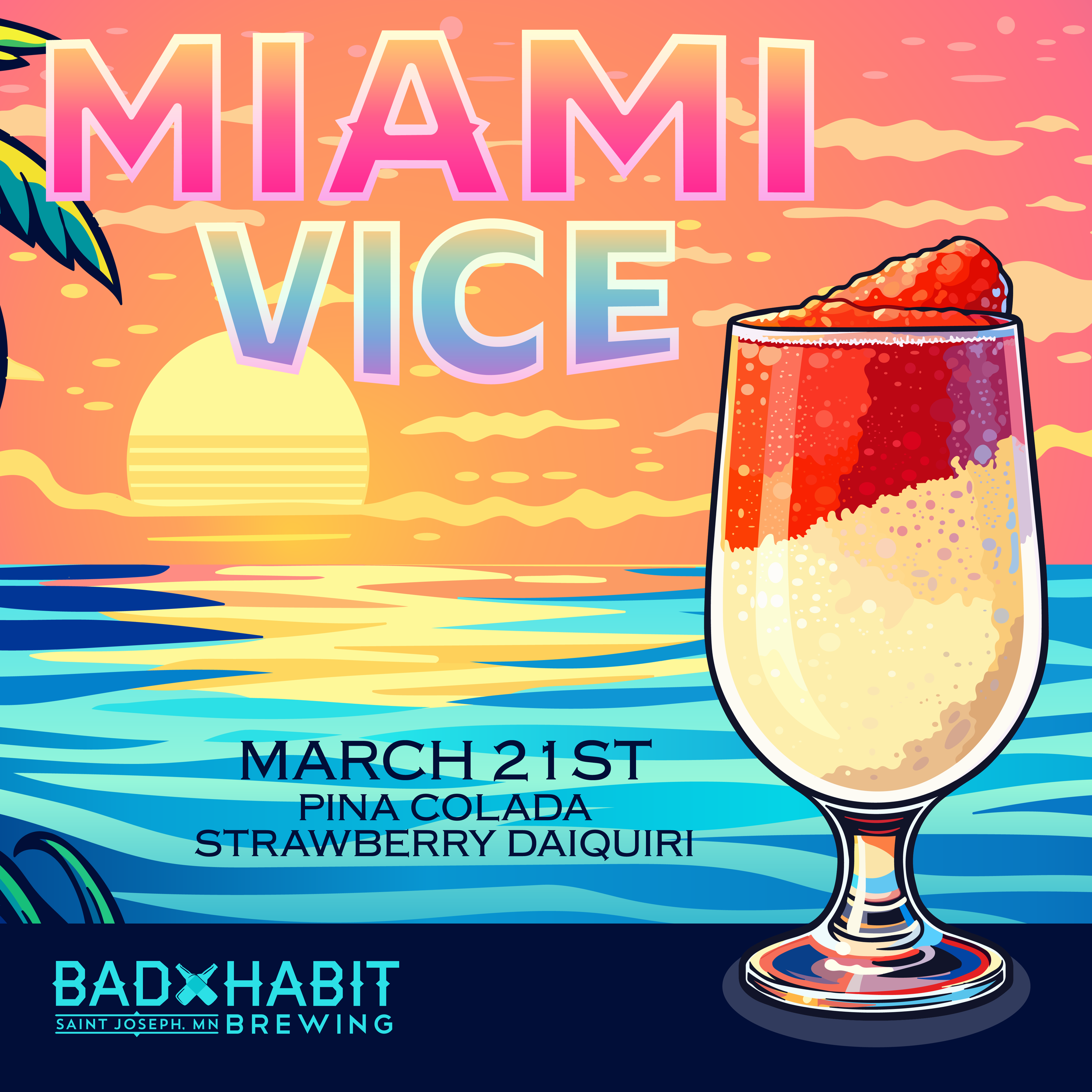Miami Vice Slushies