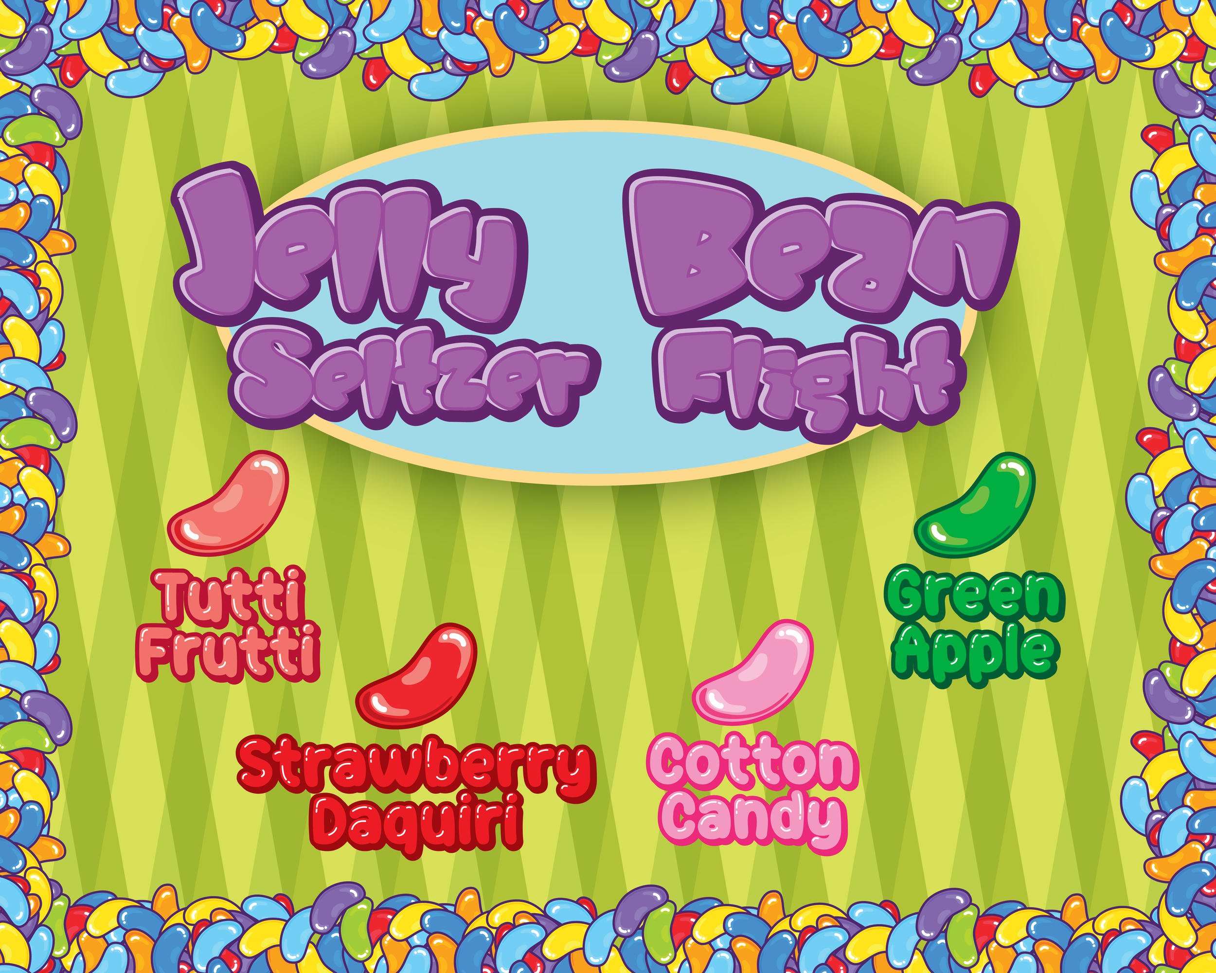 Jelly Bean Seltzer Flights