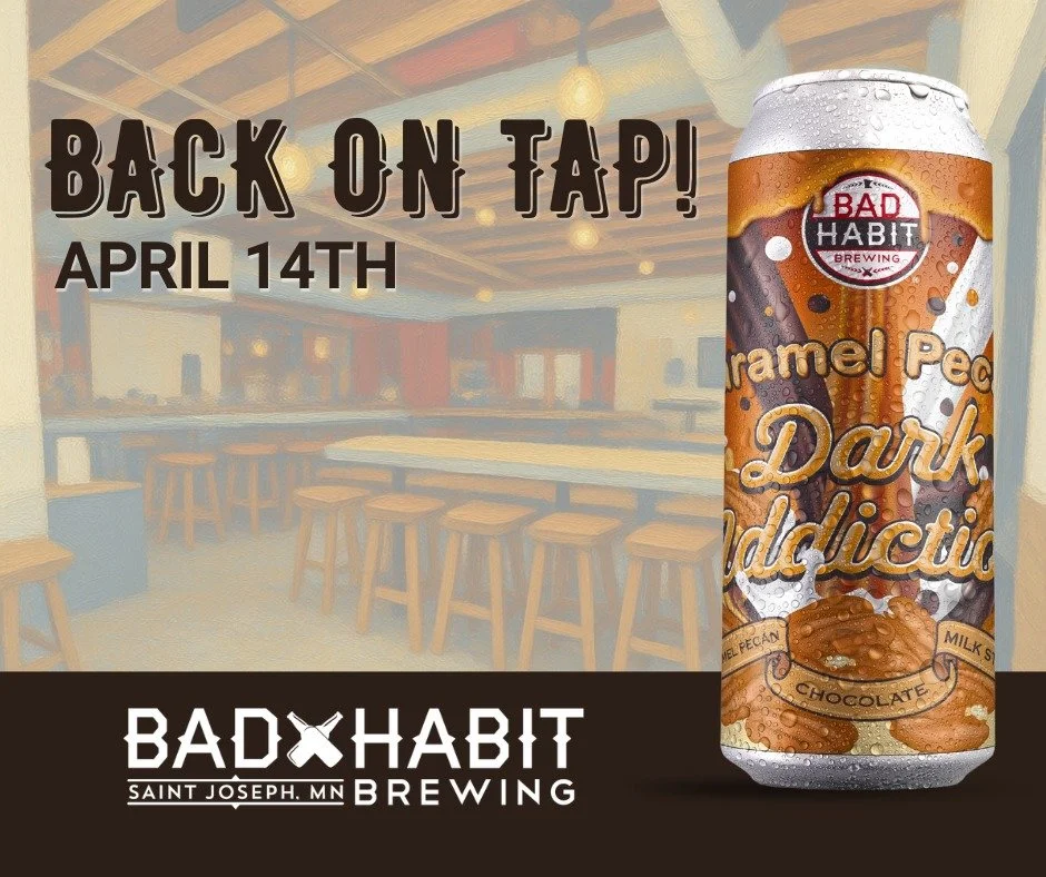 Just in time for National Pecan Day, our Caramel Pecan Dark Addiction is officially back on the menu tonight! 

Get your hands on that perfect blend of toasted pecans, rich caramel, and our signature dark chocolate milk stout only back for a limited 