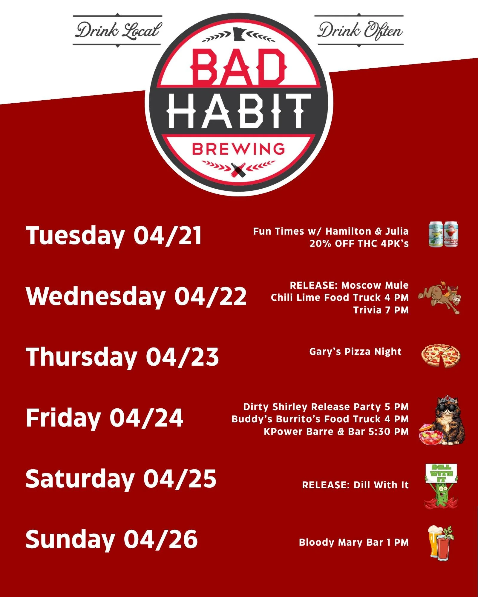 Is it really spring...(finally)? We&rsquo;re celebrating the sunshine the only way we know how&mdash;with good drinks and even better company. 

Cheers to hoping this is "Patio Weather for Good," and not just a classic MN tease... Either wa