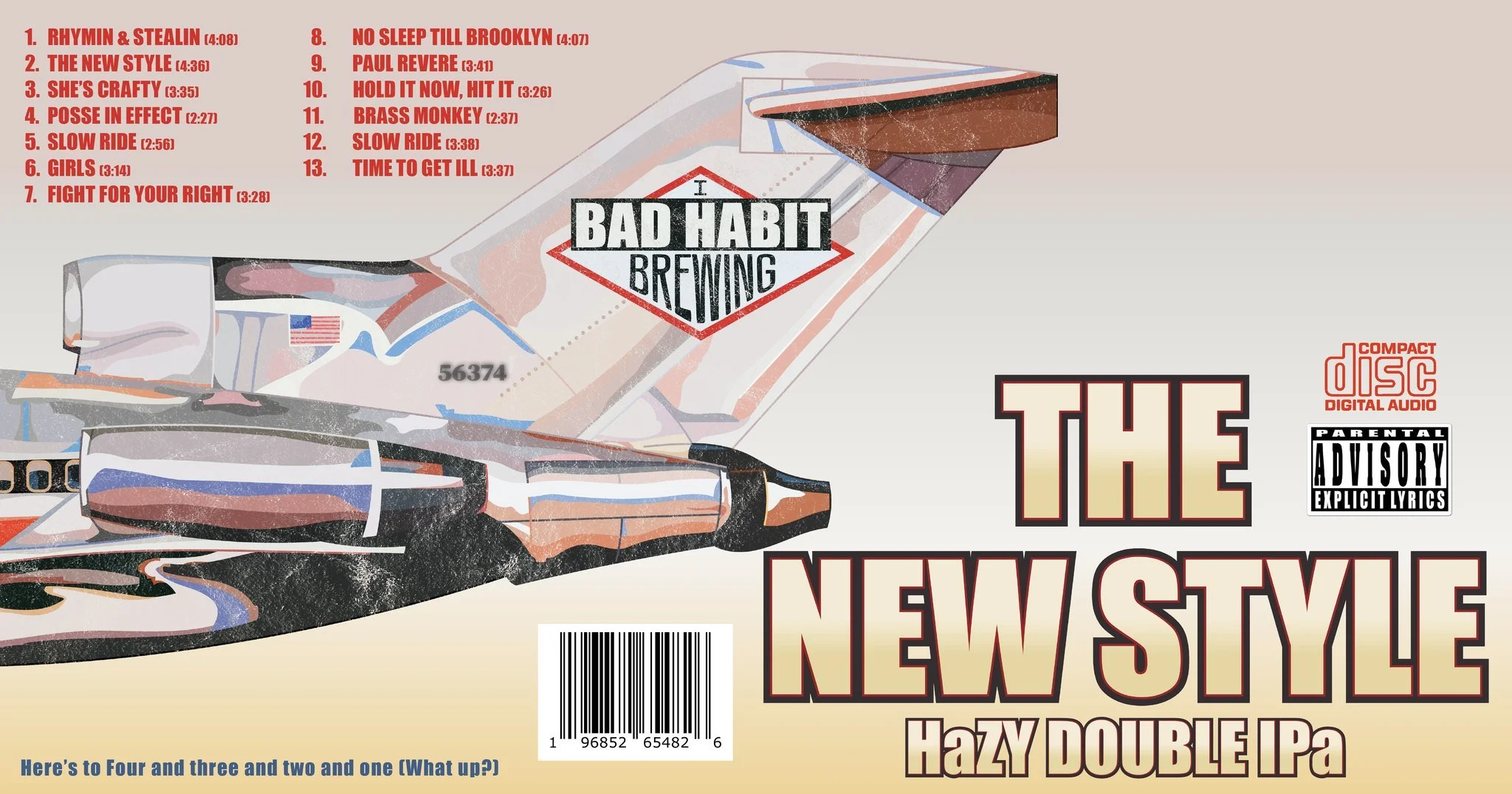 🎶🍺 "It's the NEW STYLE!" 🎤

Dropping this week: a Double IPA like you&rsquo;ve never had before.

🎧More oats and wheat than ever before. 🌾
🎧Cryo hops? Oh, you gotta fight for that flight! 🍻
🎧And a special yeast straight from across 